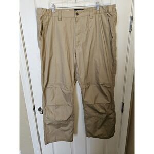 LA Police Gear Basic Covert Pants Men's Tan Utility Work Pants, Size 42